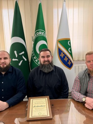 Hfz. Zikret ef. Mustafić posjetio Medresu